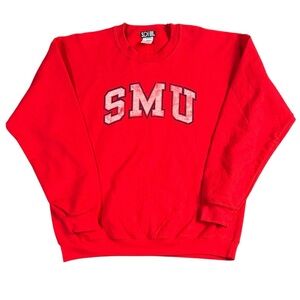 Vintage Y2K Southern Methodist University SMU Mustangs Sweatshirt Men’s L NWOT